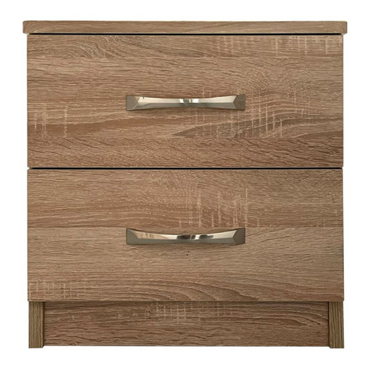 Oasis 2 Drawer Bedside (H)560 x (W)420 x (D)420
