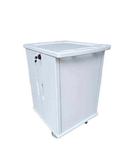 24 Box Original Pack Medication Trolley Double Door / Key Lock (H) 1030 x (W) 660 x (D) 630mm