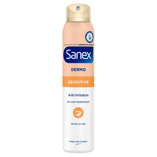 Sanex Deo Spray 200ml Dermo Sensitive - Pack of 6