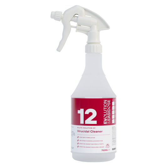 Refill Flask for Easidose Concentrated Virucidal Cleaner 6 X 750ml