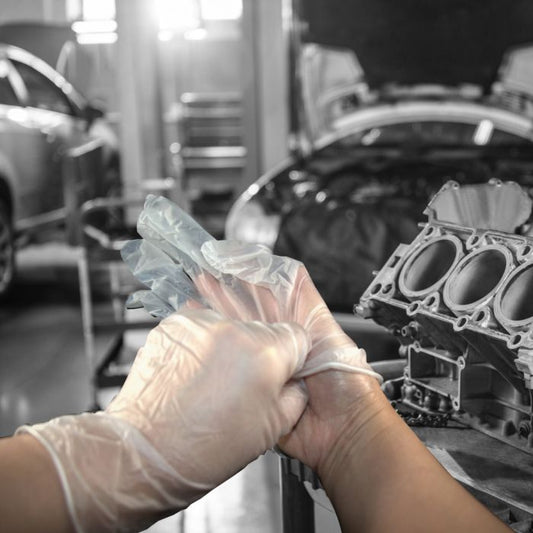 Shield PF Vinyl Clear Gloves - Pack of 100