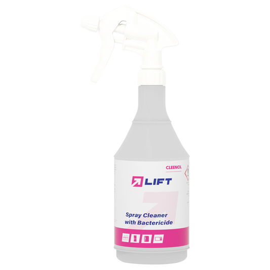 Lift Spray Cleaner Bactericide Heavy Duty Refill Flasks Pack of 6