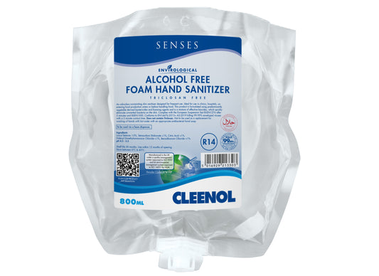 Senses Alcohol-Free Foam Hand Sanitiser, 3x800ml