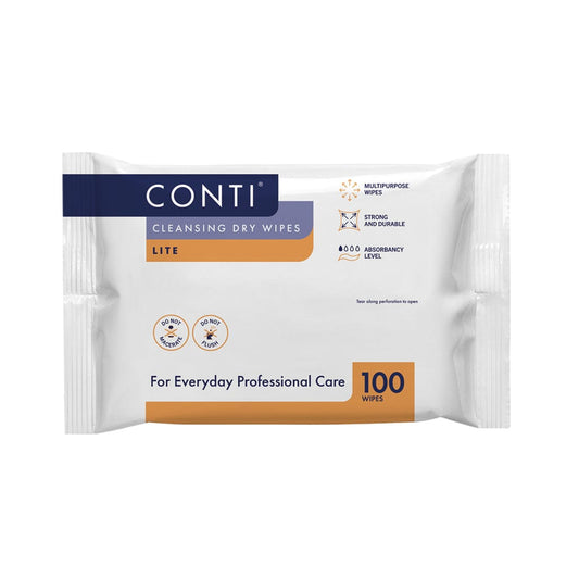 Conti Dry Wipes 32 x 18cm Pack 20 Packs of 100