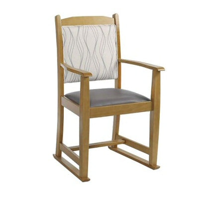 Madrid Essentials Oak Carver Chair With Skis