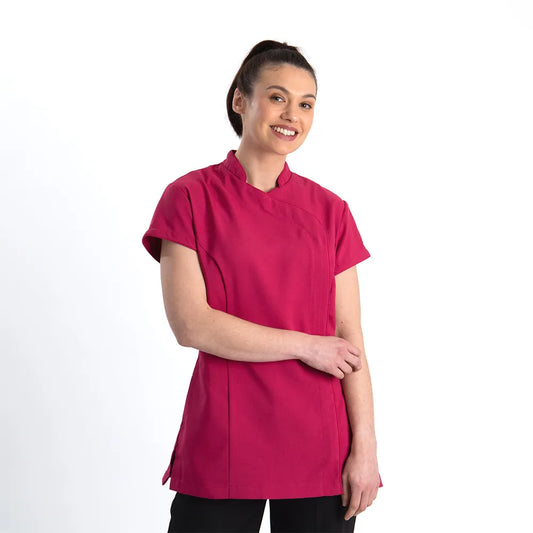 Asymmetrical Women Zip Tunic