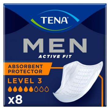 Tena Men Level 3 Absorbent Protector 6 x Pack of 8