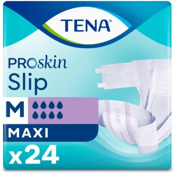 Tena Slip Maxi - Medium ( Textile Back ) 3 x Pack of 24