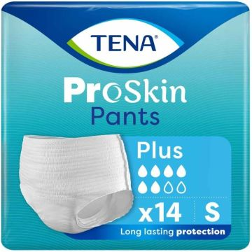 Tena Pants Plus Small 4 x Pack of 14