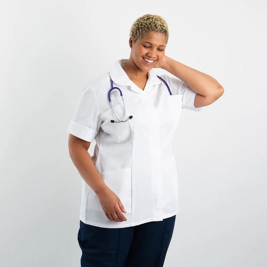 Classic White Women Tunic