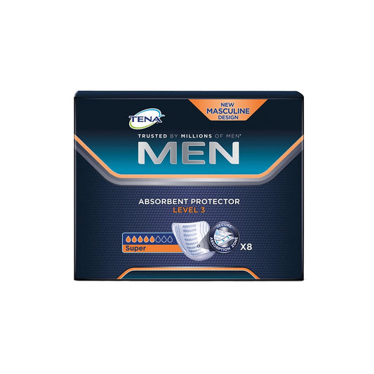 Tena Men Level 3 Absorbent Protector 8's Pack of 6