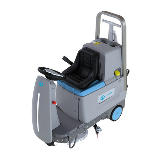 I-Drive Ride On Scrubber Dryer Includes 6 Batteries Complete With I-Mop Lite