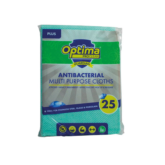 All Purpose Antibacterial Cloths 6 x Pack of 25