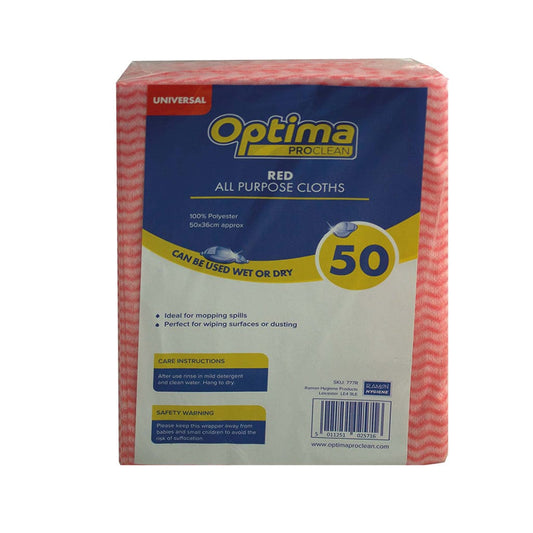 Multi Purpose J-Cloth Pack of 50