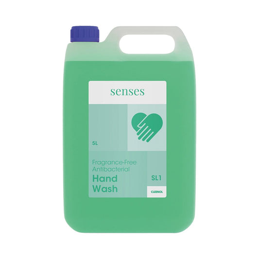 Senses Antibacterial Hand Wash Fragrance Free 2x5L
