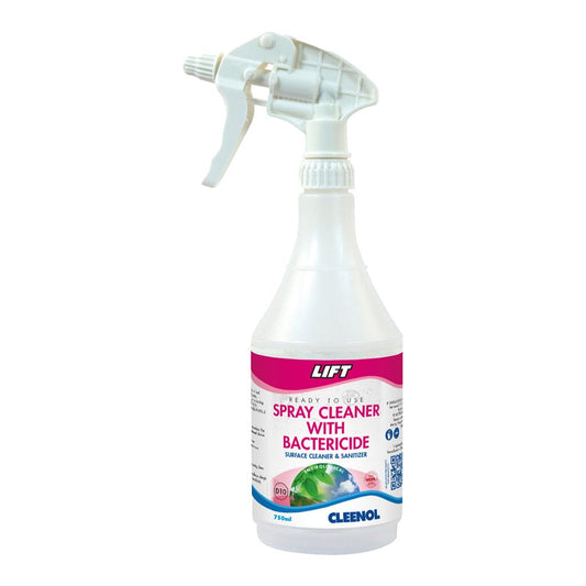 Lift Spray Cleaner Bactericide Heavy Duty Refill Flasks Pack of 6