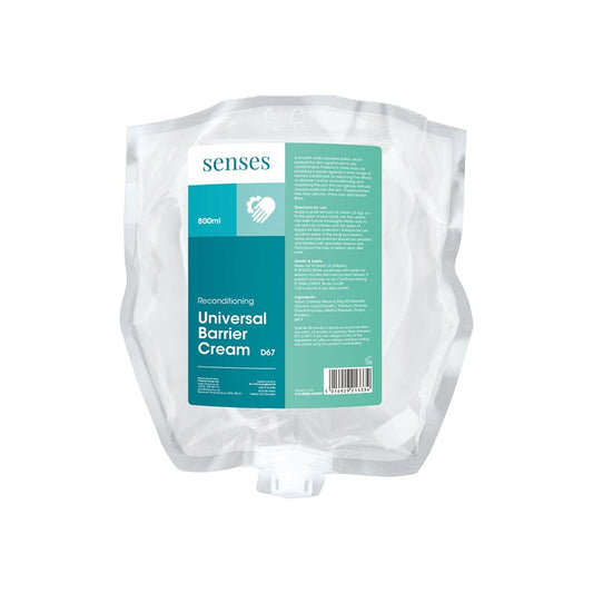 Senses Barrier Cream Pouch 6 x 800ml