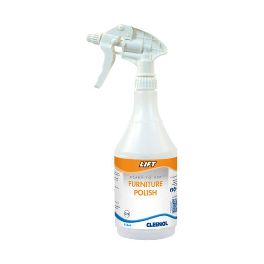 Lift Furniture Polish Heavy Duty Refill Flasks Pack of 6 750ml