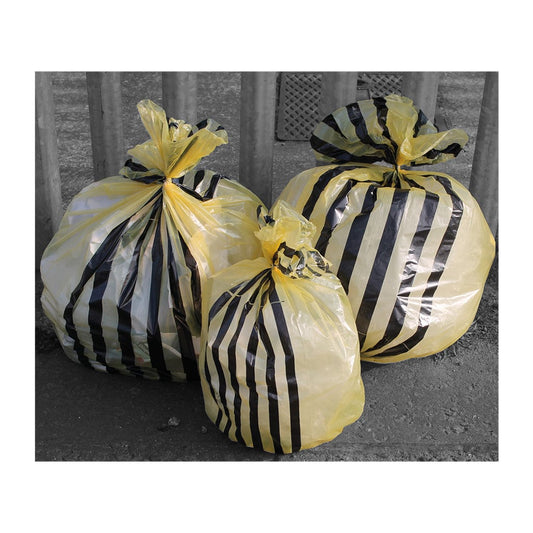 Yellow Tiger Sack 90 L 6 x Pack of 250
