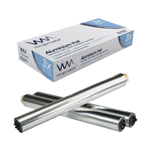 Wrapmaster Kitchen Foil Refills 45cm x 90m Pack of 3