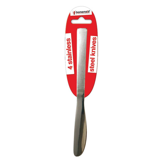 Knife Stainless Steel 1 Card of 4