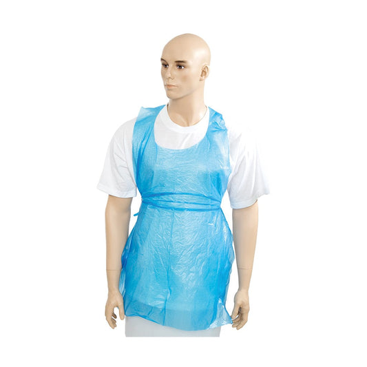 Apron Polythene Blue 8 Micron 5 x 200 Rolls