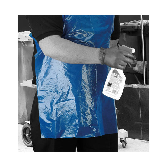 Apron Blue Disposable Extra Large 16 Micron 5 x 200