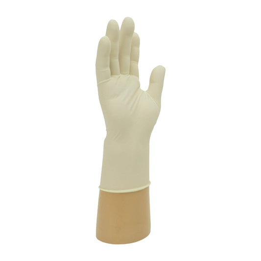 Latex Gloves Powder Free Natural Pack of 100