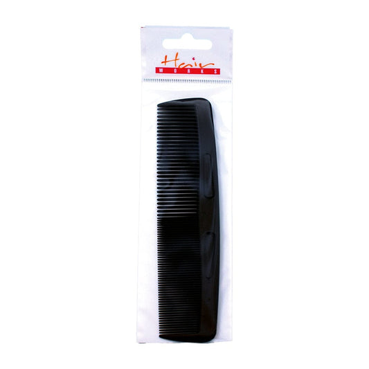Comb Pocket Black 13cm Pack of 6