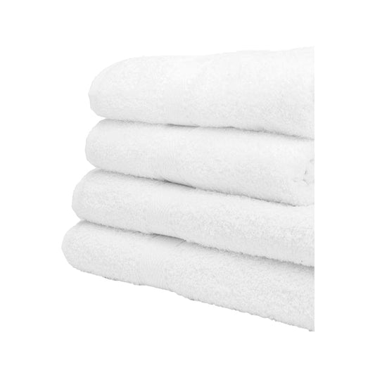 Bath Towel White 70 x 130cm 500gm Pack of 3