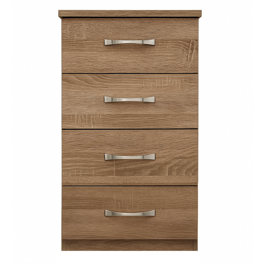 Oasis 4 Drawer Narrow Chest (H)1010 x (W)520 x (D)420