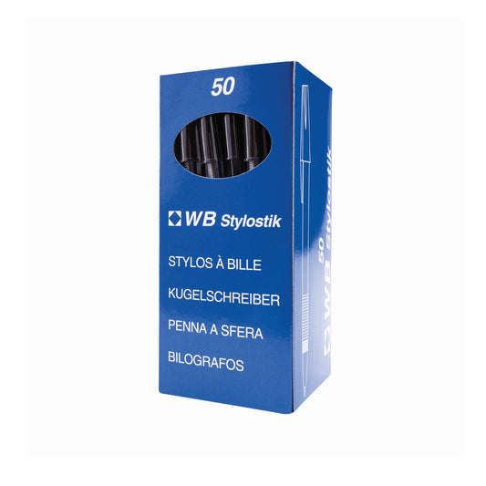 Q Connect Ball Point Pen Black - Pack of 50