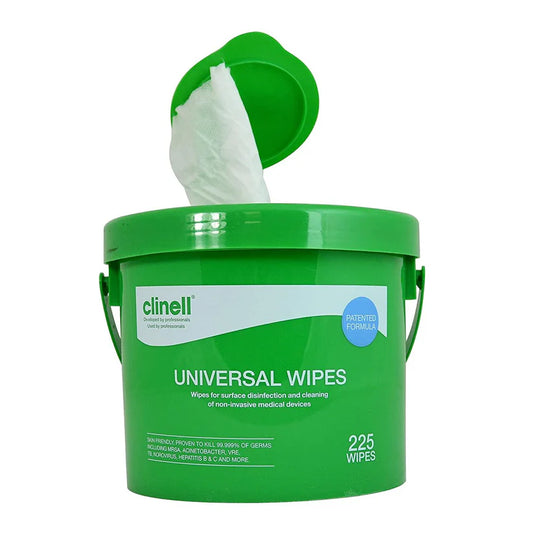 Clinell Universal Wipes Bucket - Pack of 225
