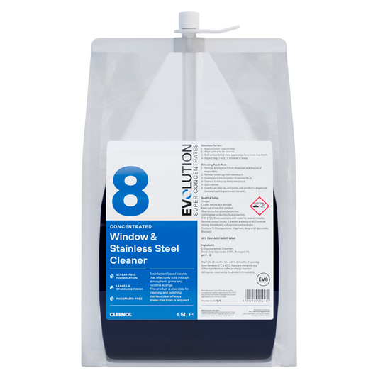 Evolution Window & Stainless Steel Cleaner 2 x 1.5L