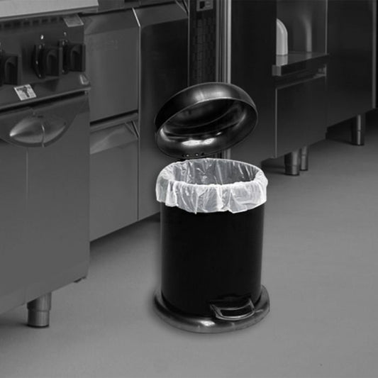 White Medium Duty Pedal Bin Liners 15 L - 10 packs of 100