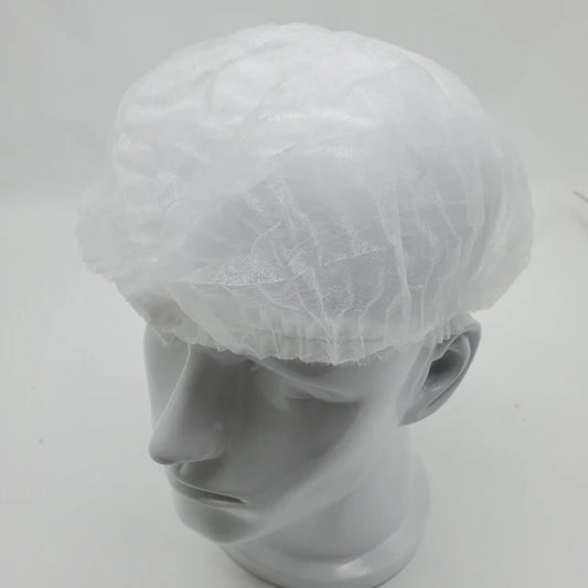White Mob Caps - Pack of 100