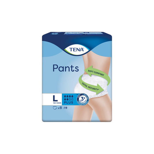 Tena Pants Plus Large 8's Pack of 6