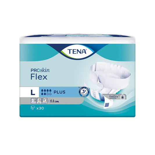 Tena Flex Plus Large 30's Pack of 3