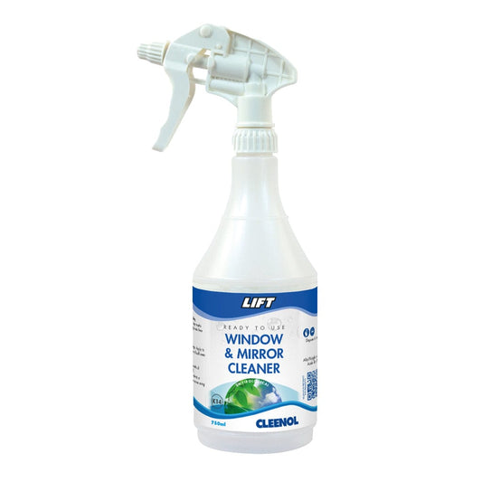 Window Cleaner Heavy Duty Refill Flasks 750ml Pack of 6