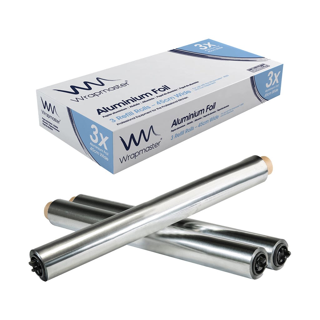 Wrapmaster Kitchen Foil Refills 45cm x 90m Pack of 3