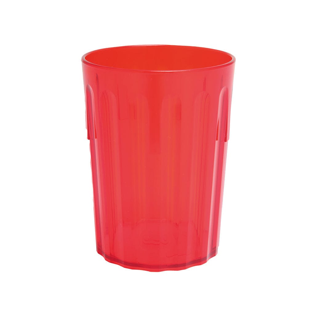 Tumbler Fluted Transparent 250ml Pack 10