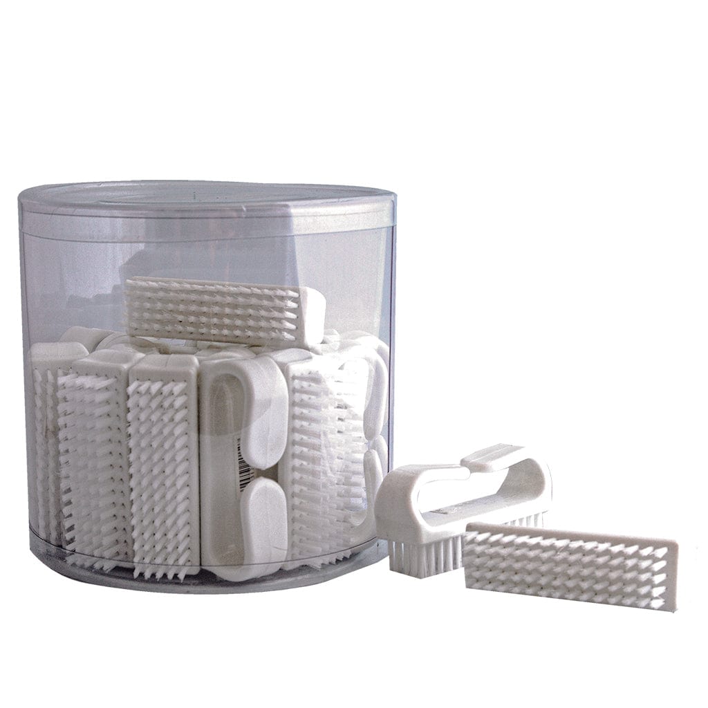 Plastic Grippy Nail Brushes Pack of 24