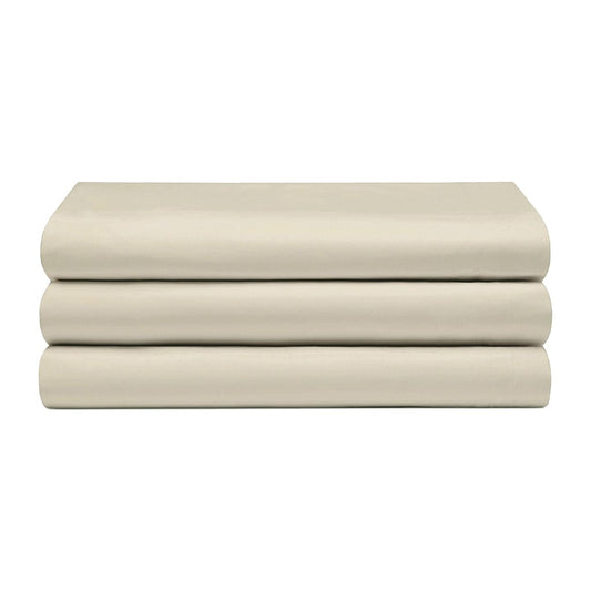 Sheet Single Flat Cream Flame Retardant