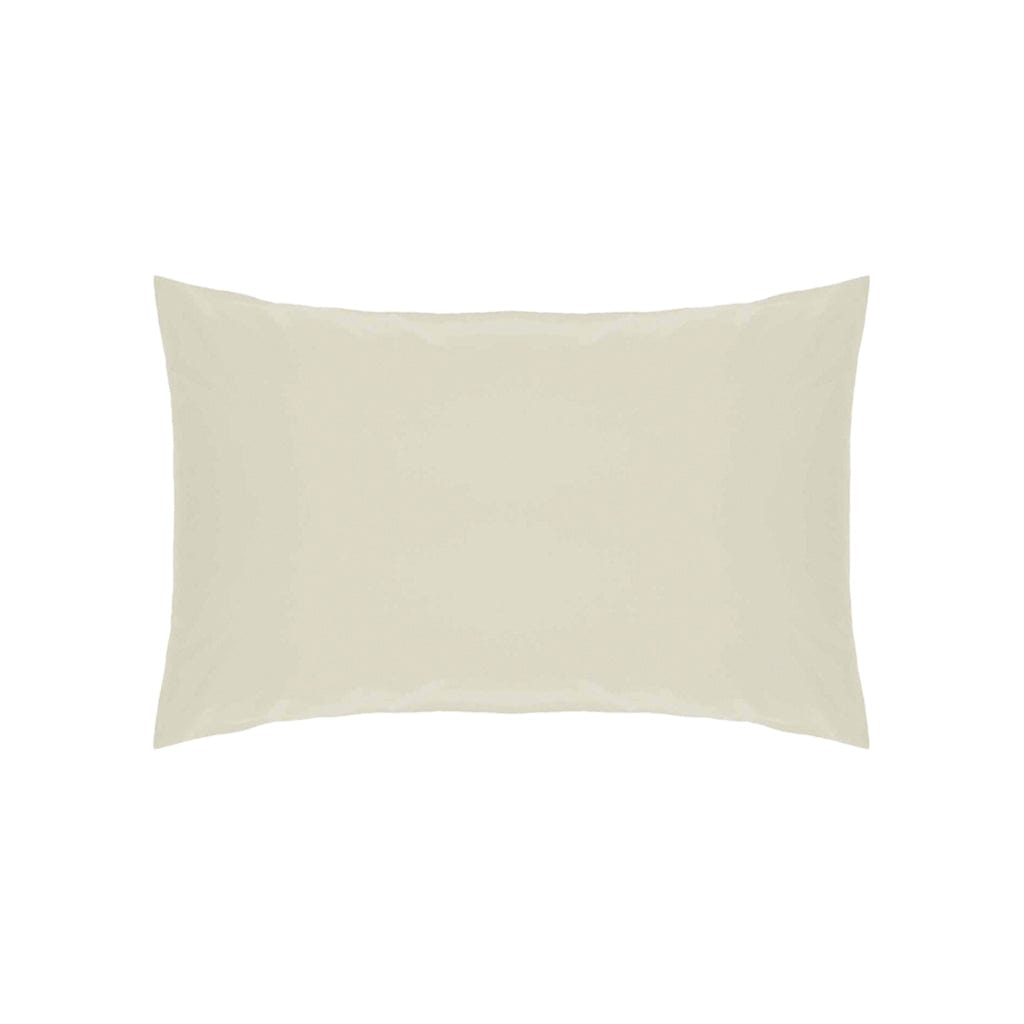 Pillowcase Polycotton Cream 1 Pair