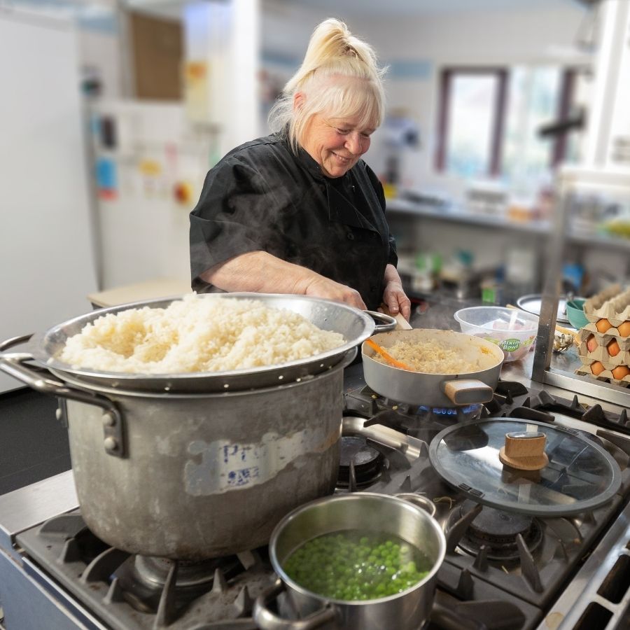 Professional kitchen environment