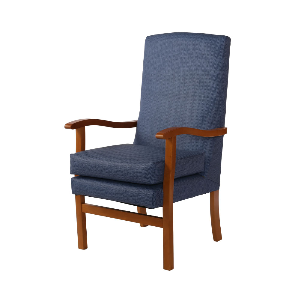 Coronation Essentials Oak Polished Armchair_FUR191_Lissa Oak