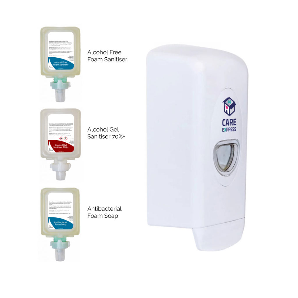 Excel Pro Cartridge Modular Soap and Sanitiser Dispenser - Pack of 4_HC3127_1