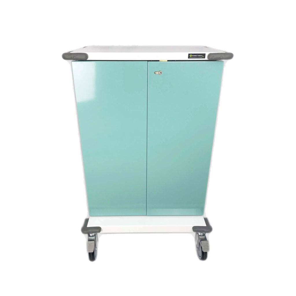24 Tray Compact Unit Dosage Trolley Double Door&%23x3a; Key Lock (H) 1100 x (W) 730 x (D) 570mm_ME0049_1