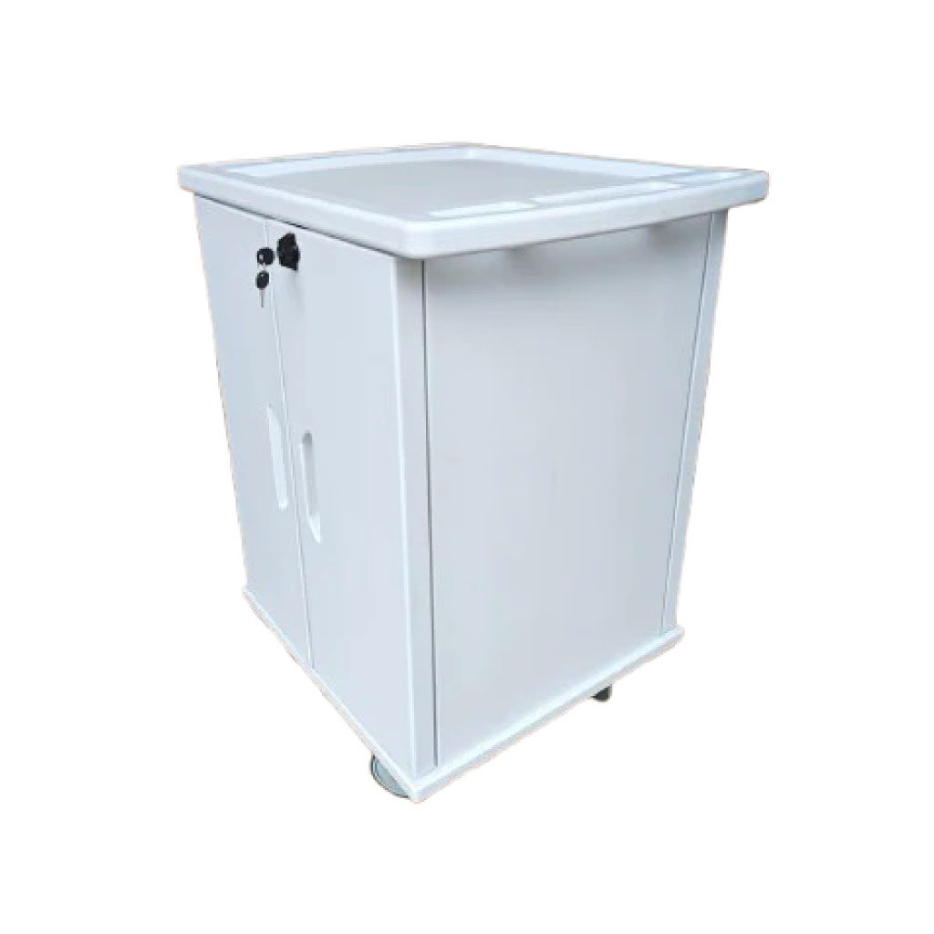 24 Box Original Pack Medication Trolley Double Door &%23x3a; Key Lock (H) 1030 x (W) 660 x (D) 630mm_ME0080_2
