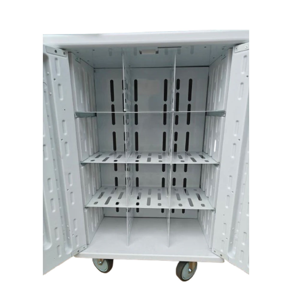 24 Box Original Pack Medication Trolley Double Door &%23x3a; Key Lock (H) 1030 x (W) 660 x (D) 630mm_ME0080_3
